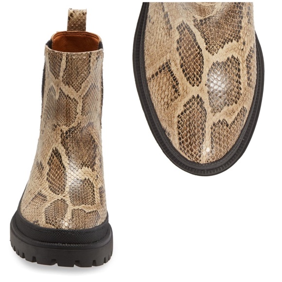 LUCKY BRAND Ellerey Lug Leather Bootie Boot - Picture 3 of 17